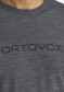 podgląd Pánské tričko Ortovox 150 Cool Brand T-shirt M Black Steel Blend