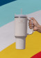 podgląd Stanley Quencher H2.O FlowState Tumbler 1180 ml Cream Tonal