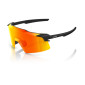 podgląd 100% Aerocraft - Soft Tact Black - HiPER Red Multilayer Mirror Lens