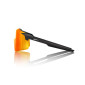 podgląd 100% Aerocraft - Soft Tact Black - HiPER Red Multilayer Mirror Lens