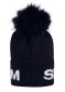 podgląd Dámská čepice Sportalm 1829818716 Black/Snow White