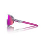 podgląd 100% SLENDALE - Polished Translucent Grey - Purple Multilayer Mirror Lens