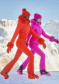 podgląd Goldbergh Angele Faux Border Ski Suit Passion Pink