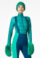 podgląd Goldbergh Impress Ski Pully Ice Green Retro Dot