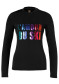 podgląd Damska koszulka Goldbergh Le Coeur Long Sleeve Tee Black