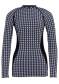 podgląd Goldbergh Starlet Baselayer Long Sleeve Black/White