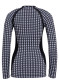 podgląd Goldbergh Starlet Baselayer Long Sleeve Black/White