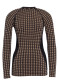 podgląd Goldbergh Starlet Baselayer Long Sleeve Black/Toffee