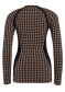 podgląd Goldbergh Starlet Baselayer Long Sleeve Black/Toffee