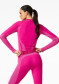 podgląd Damska koszulka termiczna Goldbergh Slick Baselayer Long Sleeve Passion Pink