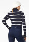 podgląd Goldbergh Mimi Long Sleeve Knit Sweater Breton Stripe Blue/Cream