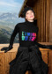 podgląd Goldbergh Amour Long Sleeve Knit Sweater Black