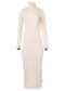 podgląd Goldbergh Mireille Long Sleeve Knit Dress Champagne