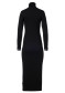 podgląd Goldbergh Mireille Long Sleeve Knit Dress Black