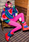 podgląd Goldbergh Marbre Long Sleeve Knit Sweater Absinthe Rainbow
