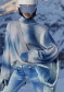 podgląd Goldbergh Mouna Long Sleeve Knit Sweater Denim Print
