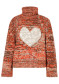 podgląd Damski sweter Goldbergh Aimee Long Sleeve Knit Sweater Army/Orange