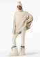 podgląd Goldbergh Twist Oversize Knit Sweater Champagne