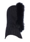 podgląd Goldbergh Naomi Hooded Scarf Faux Border Black