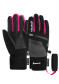 podgląd Dětské rukavice Reusch Travis GORE-TEX® Junior - black/black melange/pink glo