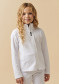 podgląd Dětská mikina Poivre Blanc W24-1500-Jrgl Micro Fleece Jacket White