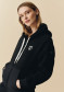 podgląd Dámská mikina Poivre Blanc W24-5401-Wo Sherpa Hoody Jacket Black
