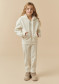 podgląd Dětská mikina Poivre Blanc W24-5401-Jrgl Sherpa Hoody Jacket Natural White