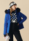 podgląd Dámská bunda Poivre Blanc W24-0802-Wo Stretch Ski Jacket Acid Blue