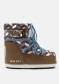 podgląd Dámské boty Moon Boot Icon LOW Optical-MN07 Print Brown/Elephant Grey