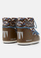 podgląd Dámské boty Moon Boot Icon LOW Optical-MN07 Print Brown/Elephant Grey