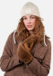 podgląd Rękawiczki damskie Barts Fur Mitts 1617-2402-09 brązowe