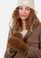podgląd Rękawiczki damskie Barts Fur Mitts 1617-2402-09 brązowe