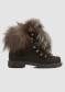 podgląd Nis 2115403/4 Scarponcino Pelle Stamp. Black/Pelliccia Volpe