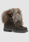 podgląd Nis 2115403/4 Scarponcino Pelle Stamp. Black/Pelliccia Volpe