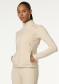 podgląd Damska bluza Goldbergh Veronique Zip Jacket Champagne