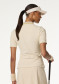 podgląd Damska koszulka polo Goldbergh Cassia Short Sleeve Top Champagne