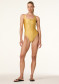 podgląd Kostium kąpielowy Goldbergh Caviar Bathing Suit Gold