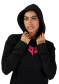 podgląd Fox W Fox Head Fleece Po Black/Pink