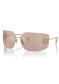 podgląd Okulary przeciwsłoneczne Miu Miu 0MU 54YS ZVN20F80 Pale Gold-Pink Mirror