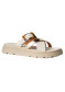 podgląd Kapcie damskie Nis GEMMA/1 Ciabattone Pelle/Fibbia Off-White/Oro