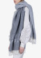 podgląd Damski szal Sportalm 950119 Grey Melange Dark