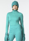 podgląd Damska koszulka Goldbergh Serena Ski Pully Turchese