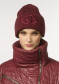 podgląd Damska czapka Goldbergh Valerie Beanie Vino Rosso