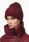 podgląd Damska czapka Goldbergh Valerie Beanie Vino Rosso