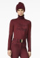 podgląd Damska funkcjonalna koszulka Goldbergh Francesca Long Sleeve Tee Vino Rosso