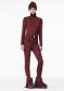 podgląd Damska funkcjonalna koszulka Goldbergh Francesca Long Sleeve Tee Vino Rosso