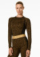 podgląd Damska koszulka Goldbergh Feline Baselayer Long Sleeve Jaguar