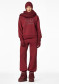 podgląd Damska bluza Goldbergh Alessandra Crew Neck Sweater Vino Rosso