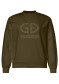 podgląd Damska bluza Goldbergh Alessandra Crew Neck Sweater Dark Olive