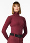 podgląd Damski golf Goldbergh Mira Long Sleeve Knit Sweater Vino Rosso